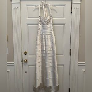 Prom/formal gown/ BCBG satin strapless gown size 0